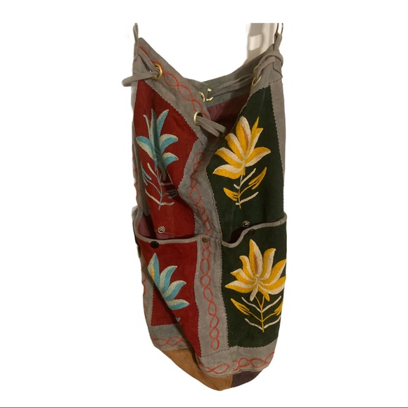 Vintage Boho floral crossbody bag - Picture 4 of 5